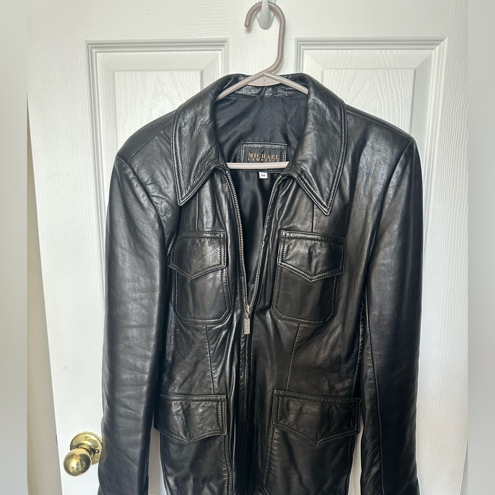 Women's Black Leather Jacket